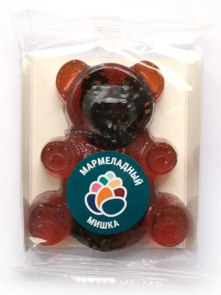 Мармелад сосновый МИШКА на пектине с сосновой шишкой Мармелад сосновый МИШКА на пектине с сосновой шишкой
